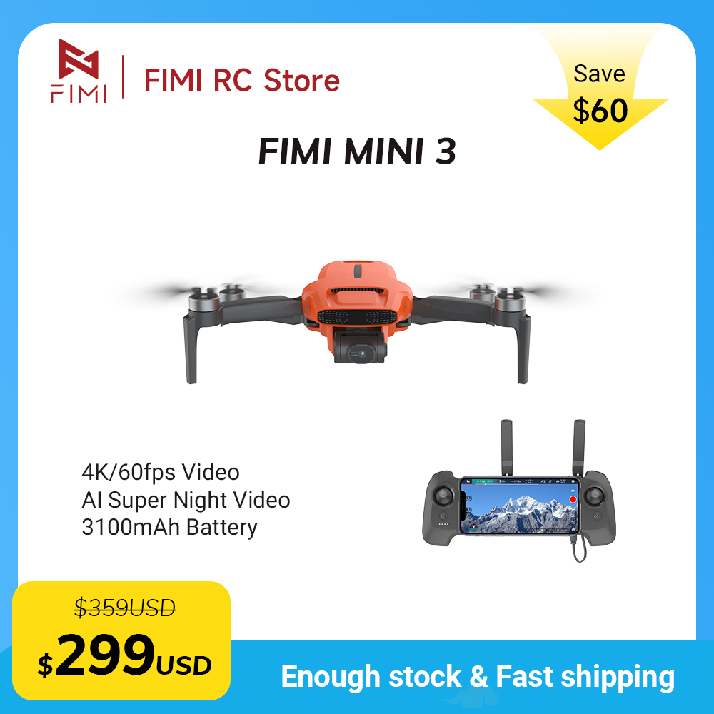 Drone Gimbal 3 Axis - FIMI MINI 3 カメラドローン 4K 60fps