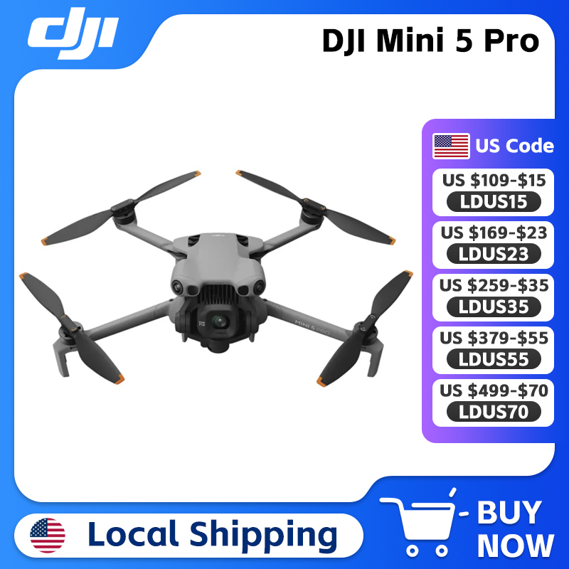 Drone Gimbal 3 Axis - DJI Mini 5 Pro 1インチ大型CMOSカメラ 夜景撮影