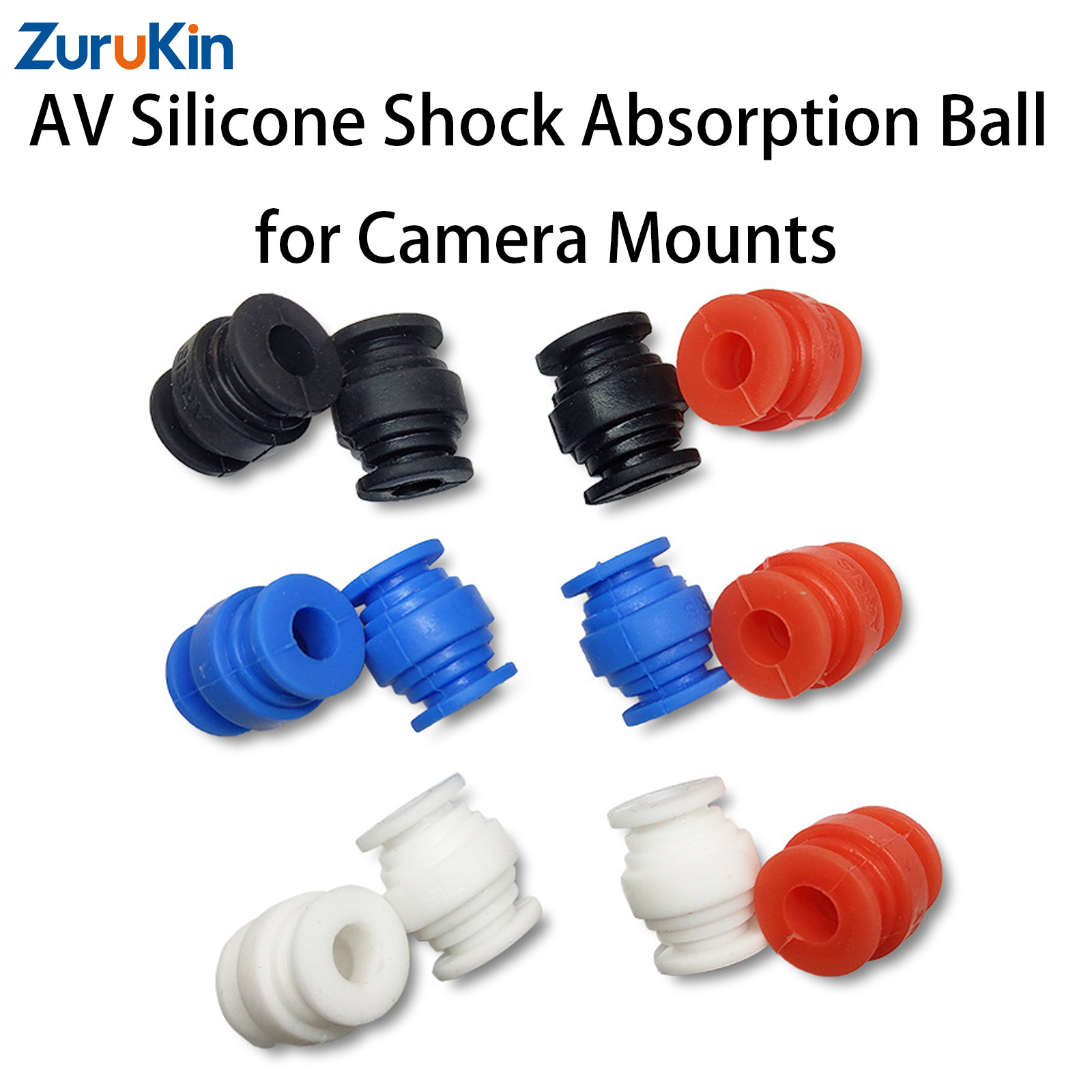 12 個 AV シリコーン衝撃吸収ゴムボール ドローンジンバ - Drone Gimbal Mount のレビューと価格