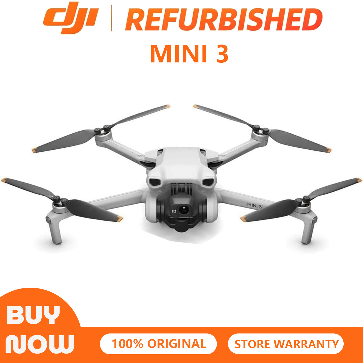 再生品の中古DJI Mini 3ドローン、3軸機械式ジンバル - Drone Gimbal 3 Axis のレビューと価格
