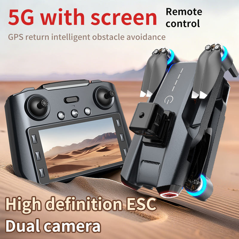 ホット814 GPSドローン、4.5インチスクリーン、4Kプ - Drone Gimbal Mount のレビューと価格