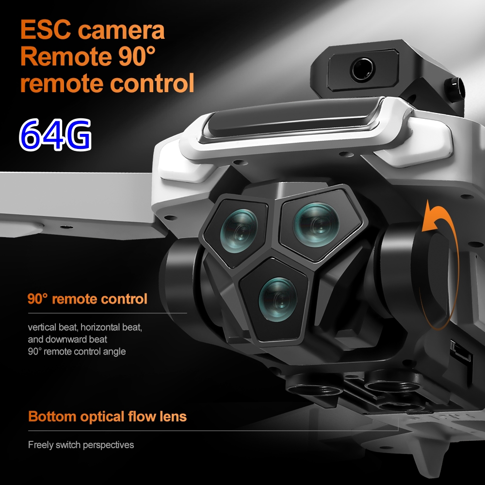 新型G66 GPSドローン、4Kデュアルカメラ搭載プロ仕様ビ - Drone Gimbal 2 Axis のレビューと価格