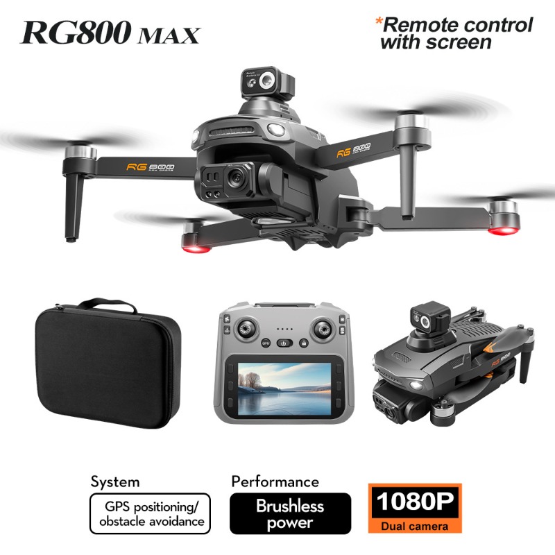 新しい RG800 MAX ドローン 1080P HD カメ - Drone Gimbal 2 Axis のレビューと価格