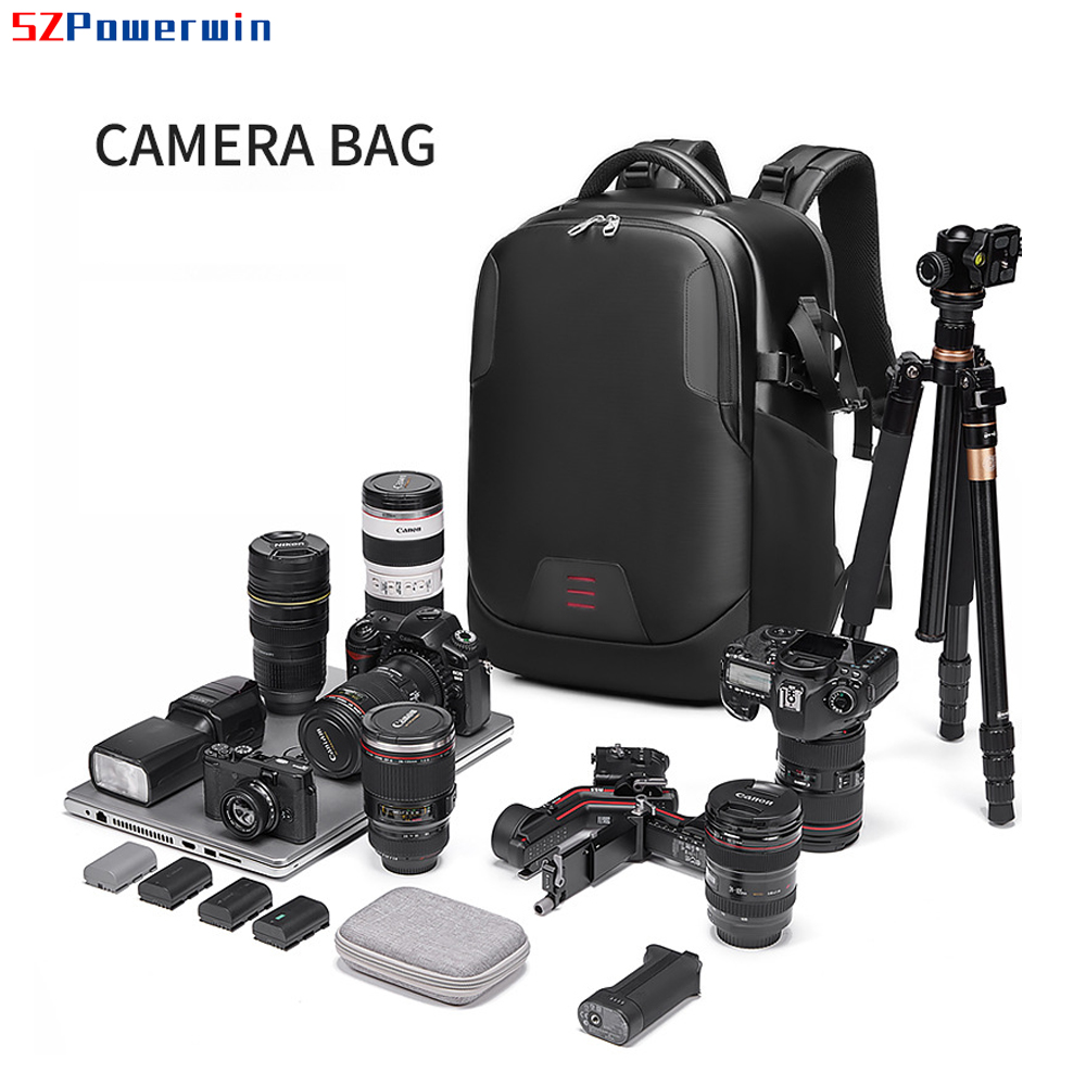 Powerwin 新型19インチ DSLRカメラバッグ 防水 - Drone Gimbal Mount のレビューと価格