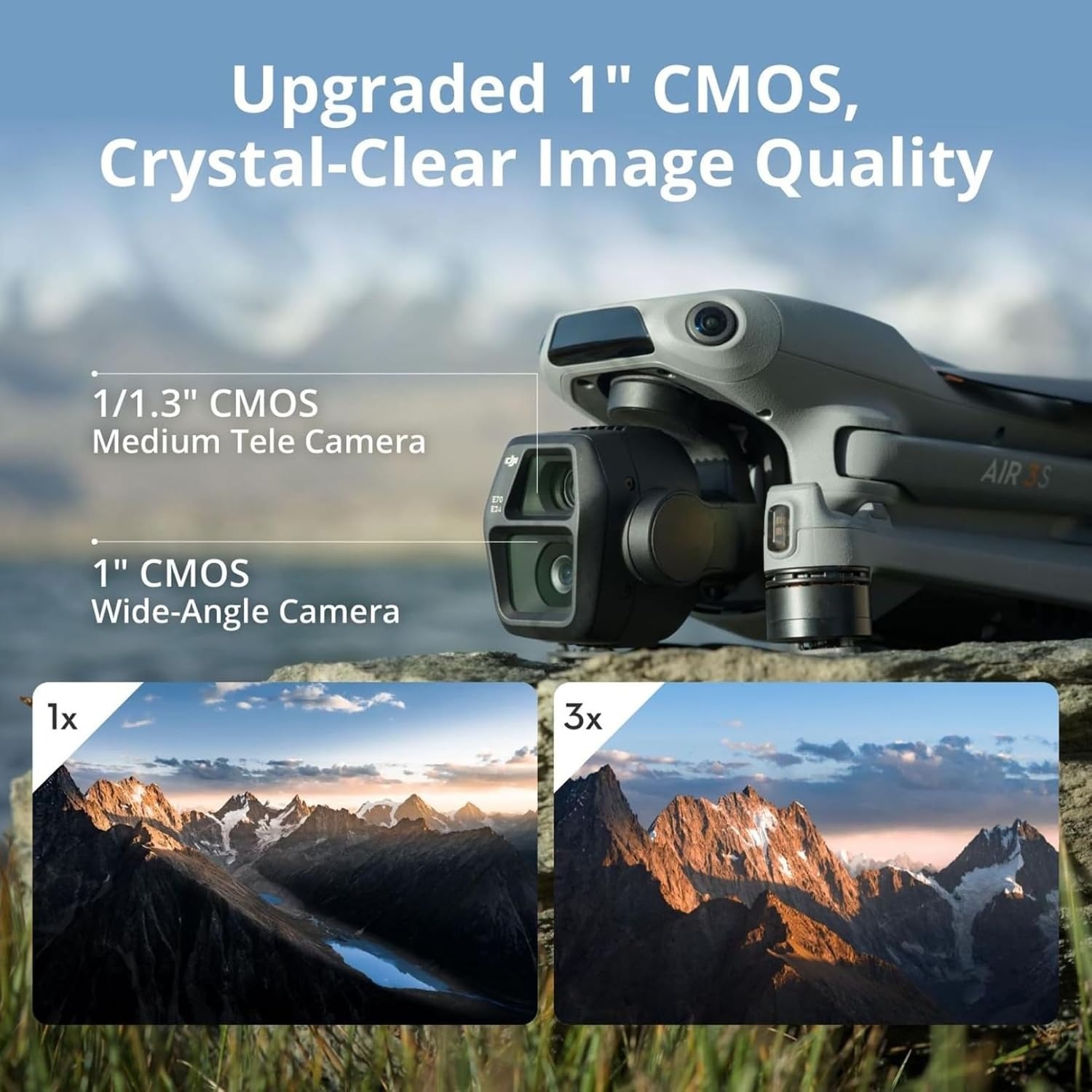 DJI Air 3S Fly Moreコンボ（RC 2スクリ - Drone Gimbal 2 Axis のレビューと価格